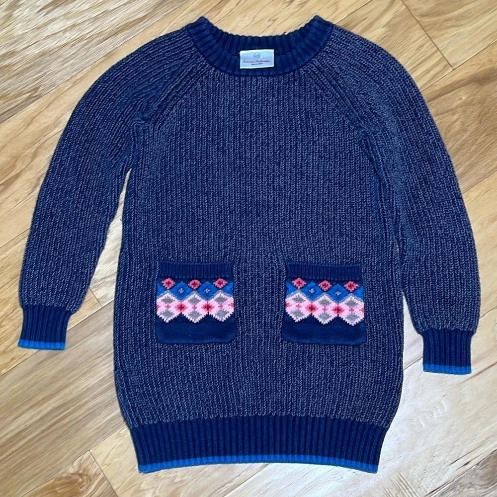 Hanna Anderson Sweater Dress Pockets